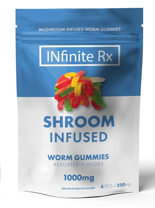 Infinite Rx Shroom Infused Large Heart Gummies Edibles (4000mg)