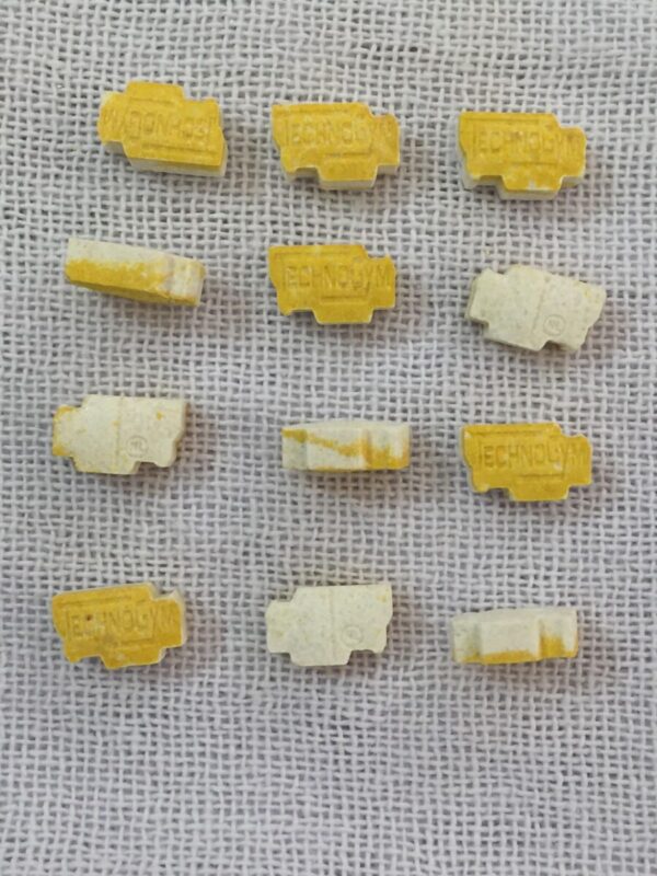 Yellow and white Technogym 330mg MDMA